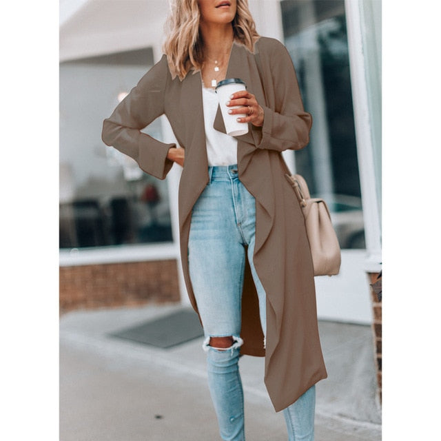 Women's Windbreaker Trench Coat