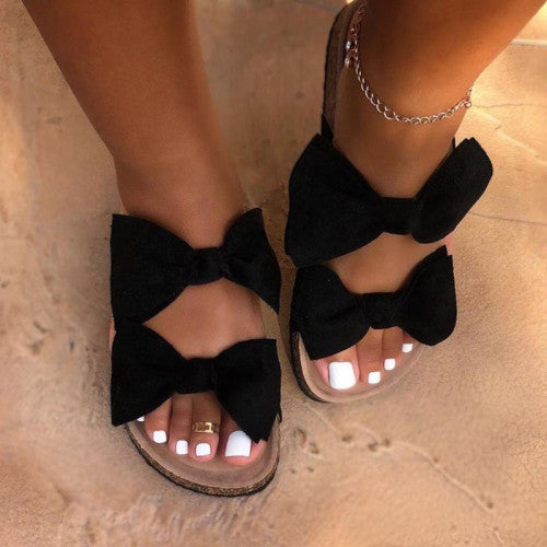 Double Bow Sandals