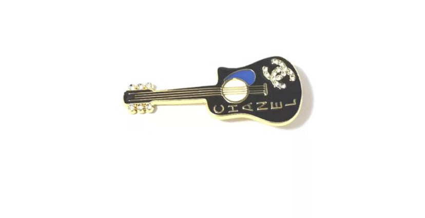 Chanel Guitar Croc Charm