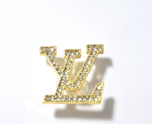 Diamond LV Croc Charm